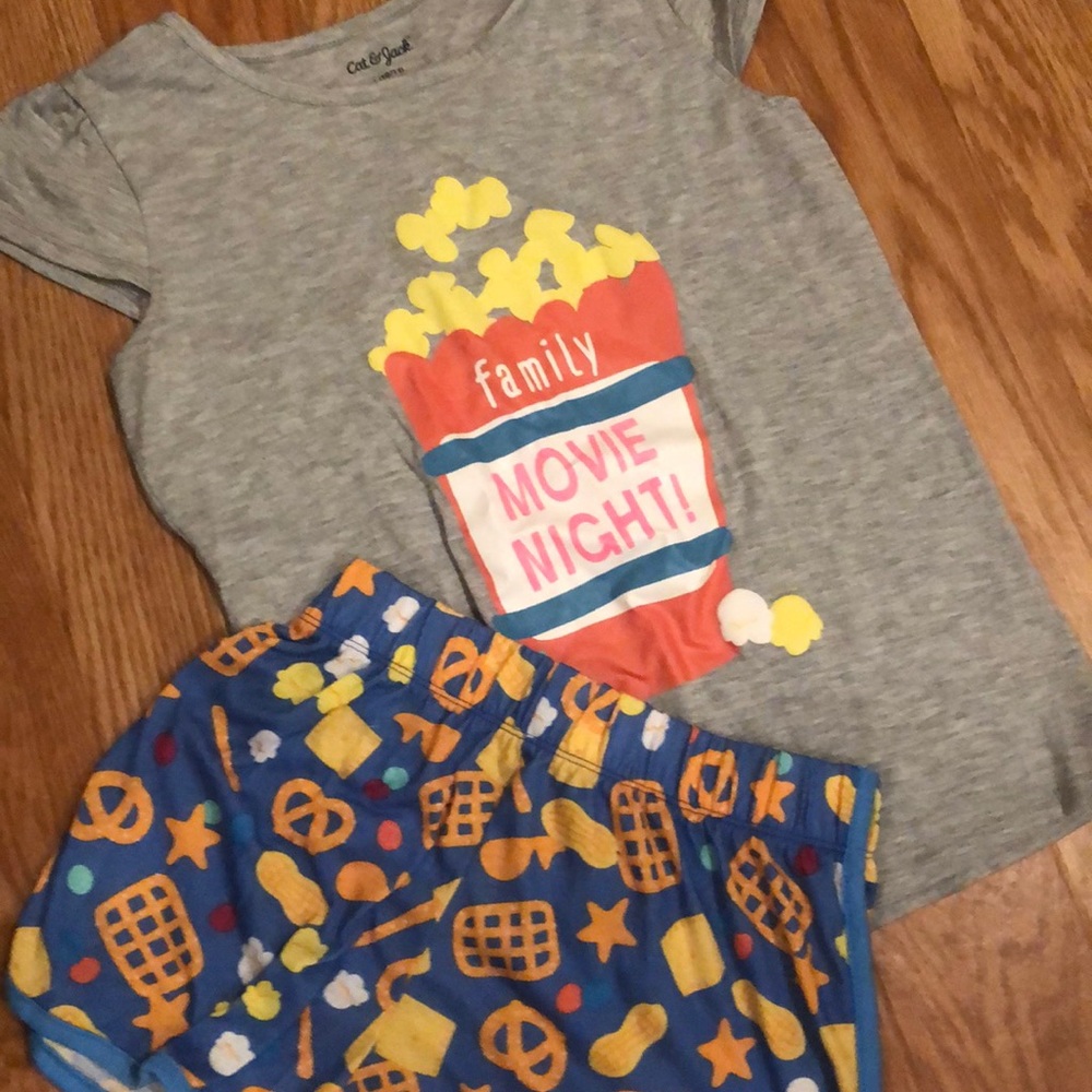 Cat and Jack girls pajamas